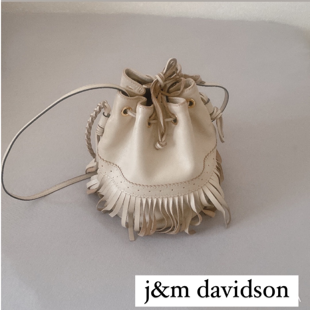 J&M DAVIDSON(ジェイアンドエムデヴィッドソン)のj&mdavidsonカーニバル ショルダーバッグ アイボリー レディースのバッグ(ショルダーバッグ)の商品写真