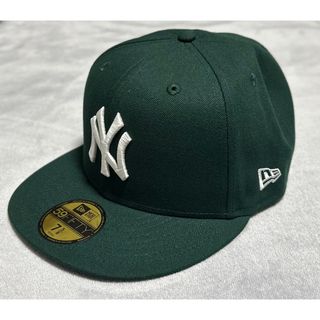 ニューエラー(NEW ERA)の59FIFTY ニューヨーク・ヤンキース ダークグリーン × ホワイト(キャップ)