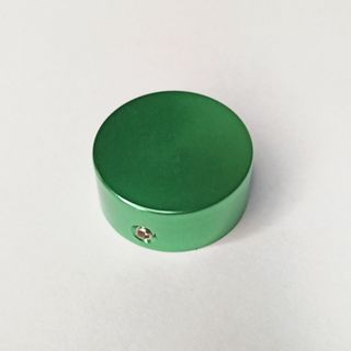 アルミニウム製 フットスイッチハット グリーン　Green 23x10mm(エフェクター)