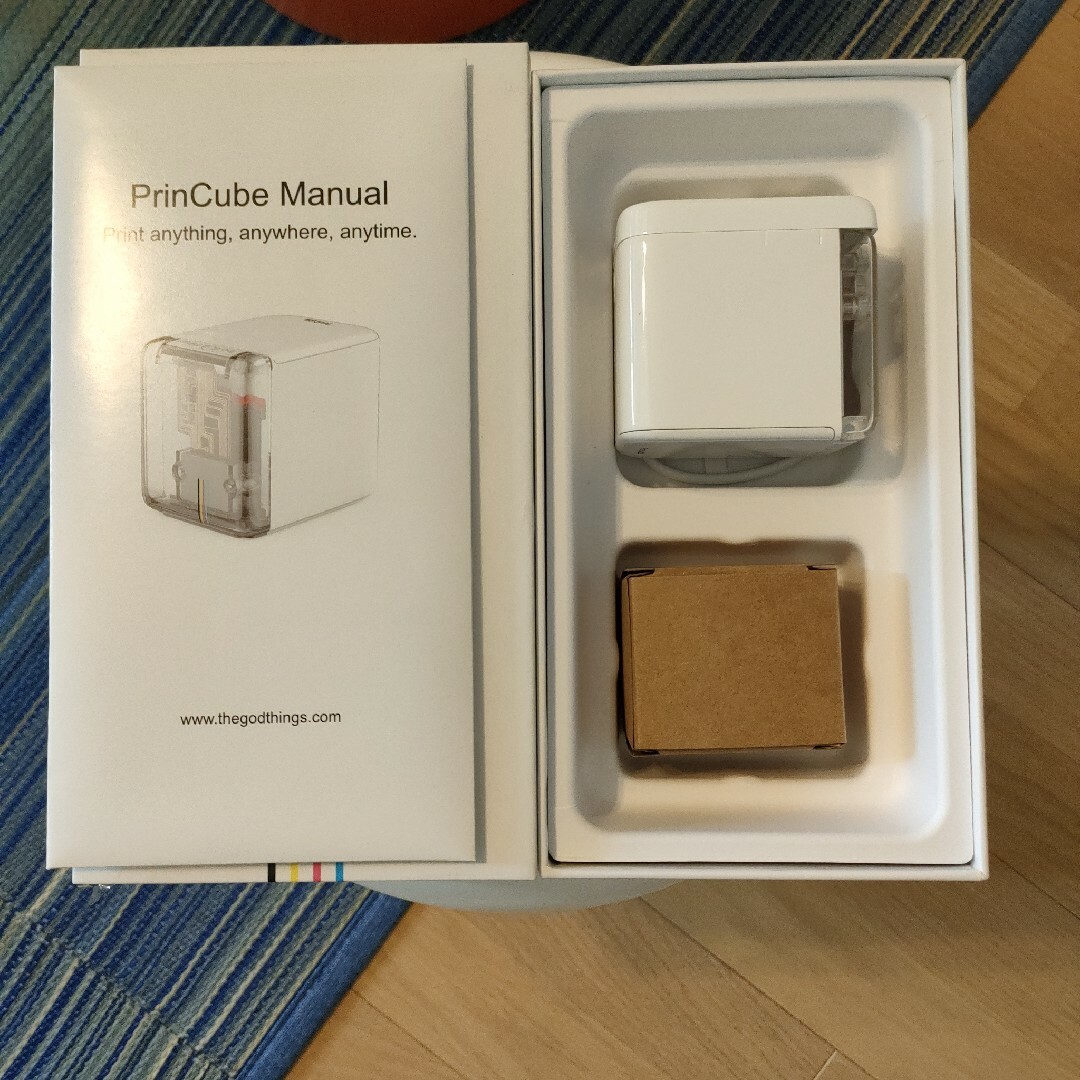 Prin Cube 高精細モバイルマルチプリンター スマホ/家電/カメラのPC/タブレット(PC周辺機器)の商品写真