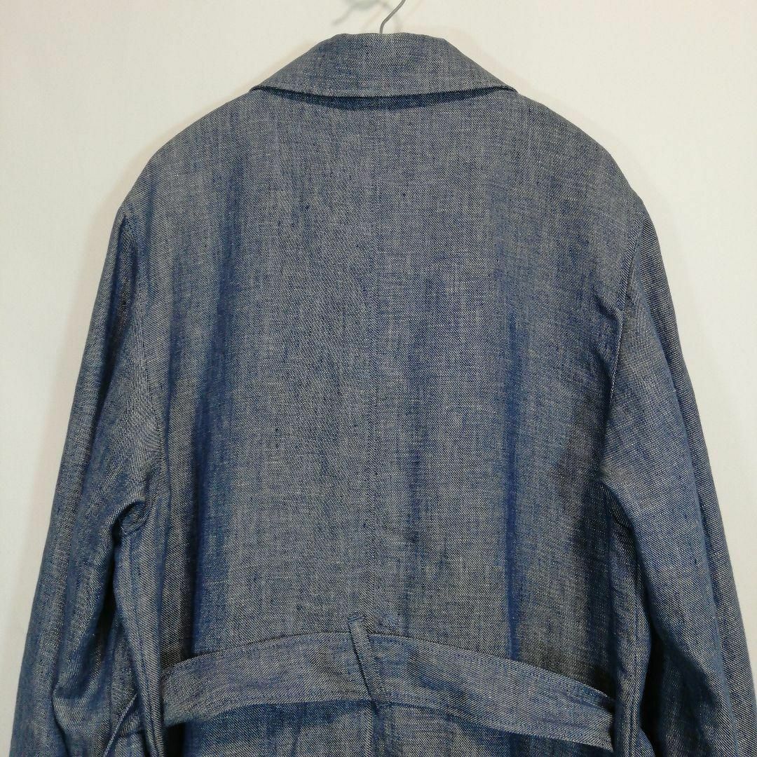 SASQUATCHfabrix.(サスクワッチファブリックス)のサスクワッチファブリックス リネン スプリングコート ステンカラーコート 麻 L メンズのジャケット/アウター(ステンカラーコート)の商品写真
