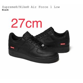 シュプリーム(Supreme)のSupreme Nike Air Force 1 Low Black 27cm(スニーカー)