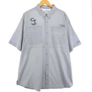 コロンビア(Columbia)の古着 コロンビア Columbia PFG 半袖 ボタンダウン フィッシングシャツ メンズXXL /eaa436735(シャツ)