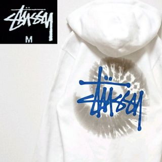 ステューシー(STUSSY)のステューシー フロント バック 両面 ロゴ プルオーバー フーディー パーカー(パーカー)