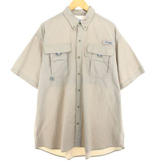 コロンビア(Columbia)の古着 コロンビア Columbia PFG 半袖 ボタンダウン フィッシングシャツ メンズL /eaa436743(シャツ)