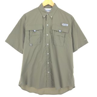 コロンビア(Columbia)の古着 コロンビア Columbia PFG 半袖 ボタンダウン フィッシングシャツ メンズS /eaa436744(シャツ)