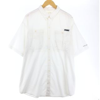 コロンビア(Columbia)の古着 コロンビア Columbia PFG 半袖 ボタンダウン フィッシングシャツ メンズXXL /eaa436746(シャツ)