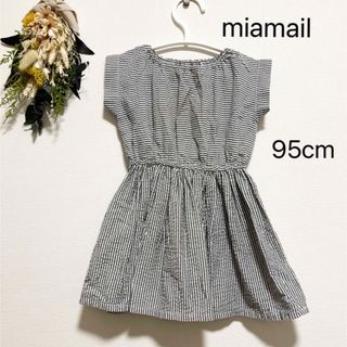 mia mail - miamail ボーダーワンピース