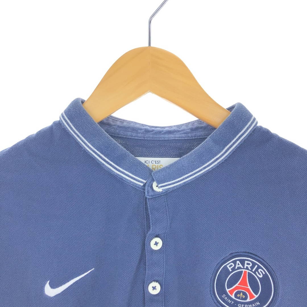 NIKE(ナイキ)の古着 ナイキ NIKE PARIS SAINT GERMAIN パリサンジェルマン 半袖 ポロシャツ メンズS /eaa435819 メンズのトップス(ポロシャツ)の商品写真