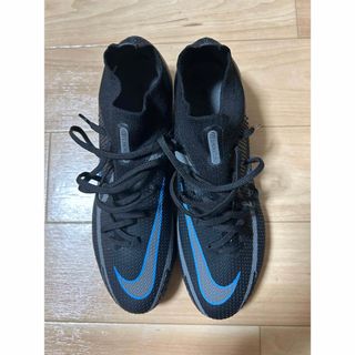 ナイキ(NIKE)のナイキ ファントム GT2 エリート DF FG(ブラック×ブルー)(シューズ)