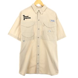 コロンビア(Columbia)の古着 コロンビア Columbia PFG 半袖 フィッシングシャツ メンズL /eaa436734(シャツ)