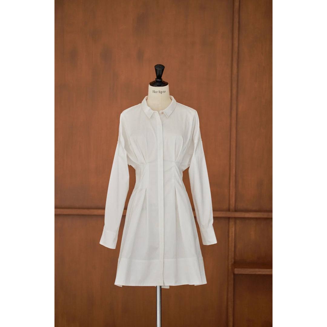 Her lip to - Dewi Shirt Mini Dress herliptoの通販 by hana Her lip to - Dewi Shirt Mini Dress herliptoの通販 by hana