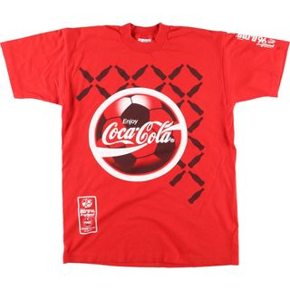 フルーツオブザルーム(FRUIT OF THE LOOM)の古着 90年代 フルーツオブザルーム FRUIT OF THE LOOM SCREEN STARS スクリーンスターズ COCA-COLA コカコーラ アドバタイジングTシャツ メンズM ヴィンテージ /eaa436320(Tシャツ/カットソー(半袖/袖なし))