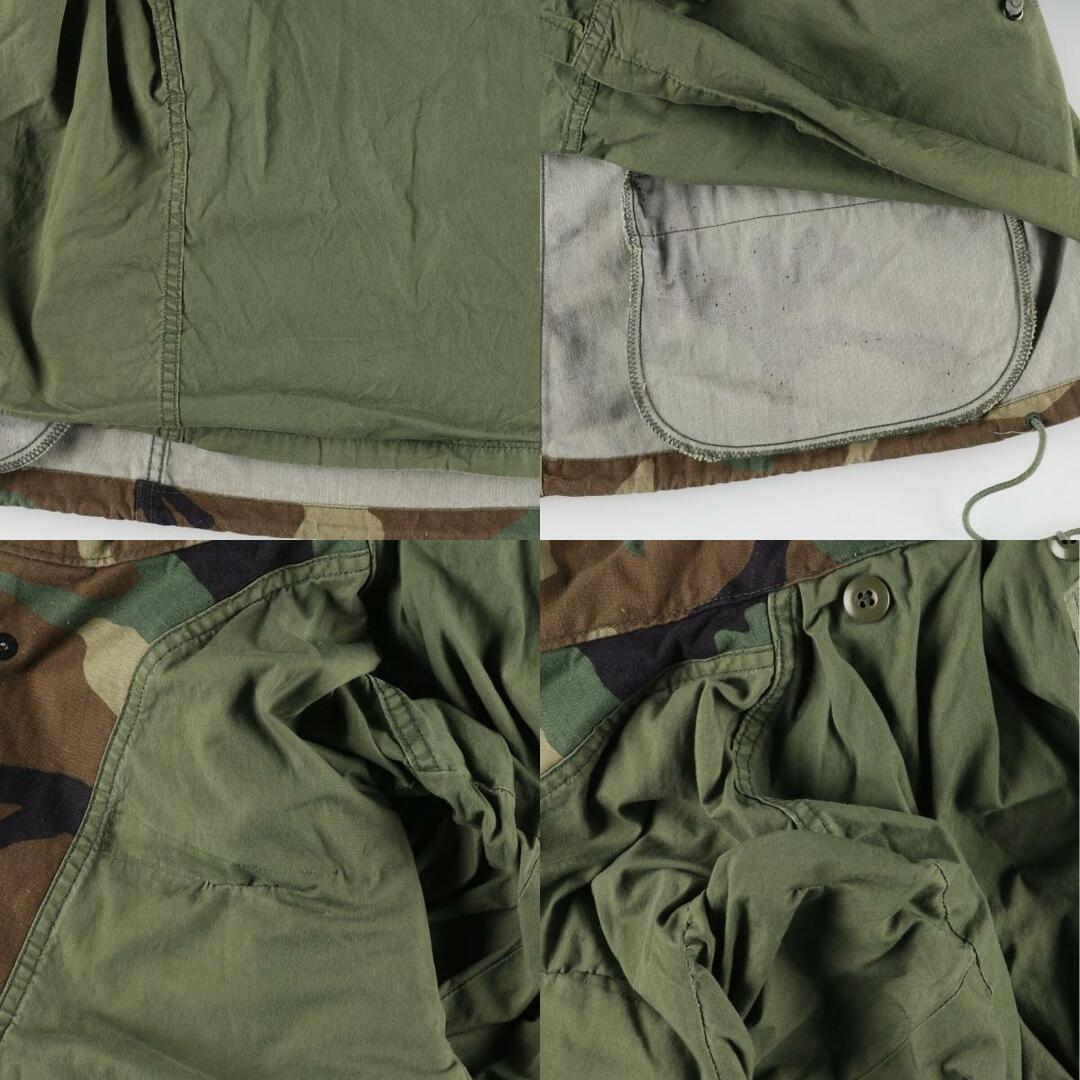 古着 90年代 米軍実品 M-65 迷彩柄 ウッドランドカモ ミリタリー フィールドジャケット USA製 MEDIUM X-SHORT メンズM ヴィンテージ /eaa416603 メンズのジャケット/アウター(ミリタリージャケット)の商品写真