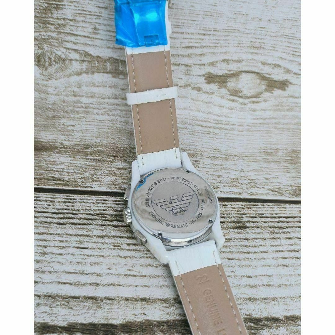 Emporio Armani(エンポリオアルマーニ)のエンポリオアルマー二　白セラミカ　腕時計　メンズ　ARMANI　AX メンズの時計(腕時計(アナログ))の商品写真