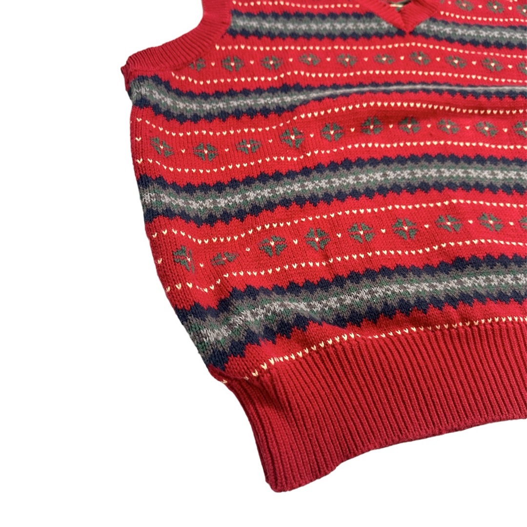 GAP(ギャップ)のold gap knit vest red メンズのトップス(ベスト)の商品写真