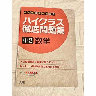 ハイクラス徹底問題集   中2  数学　受験(語学/参考書)