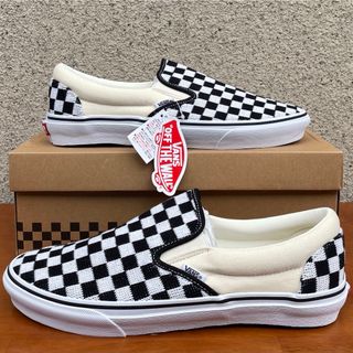 ヴァンズ(VANS)の【極希少】VANS SLIP ON "BLK/WHT CHK"(スリッポン/モカシン)