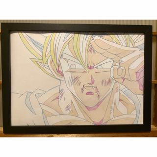 ドラゴンボールＺ　孫悟空　額装品　鳥山明(クリアファイル)