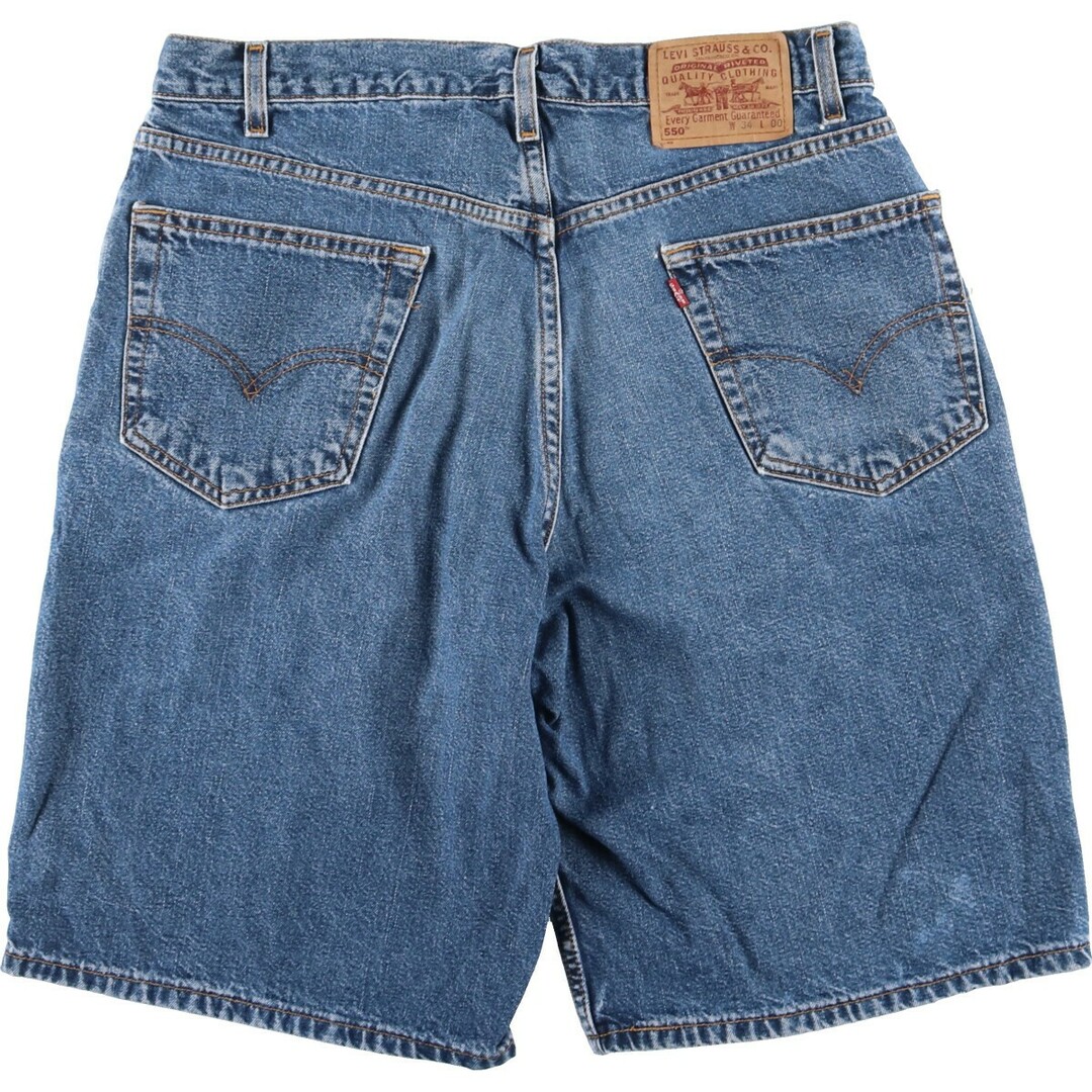 Levi's(リーバイス)の古着 90年代 リーバイス Levi's 550 RELAXED FIT デニムショーツ ハーフパンツ メンズw34 ヴィンテージ /eaa425716 メンズのパンツ(ショートパンツ)の商品写真