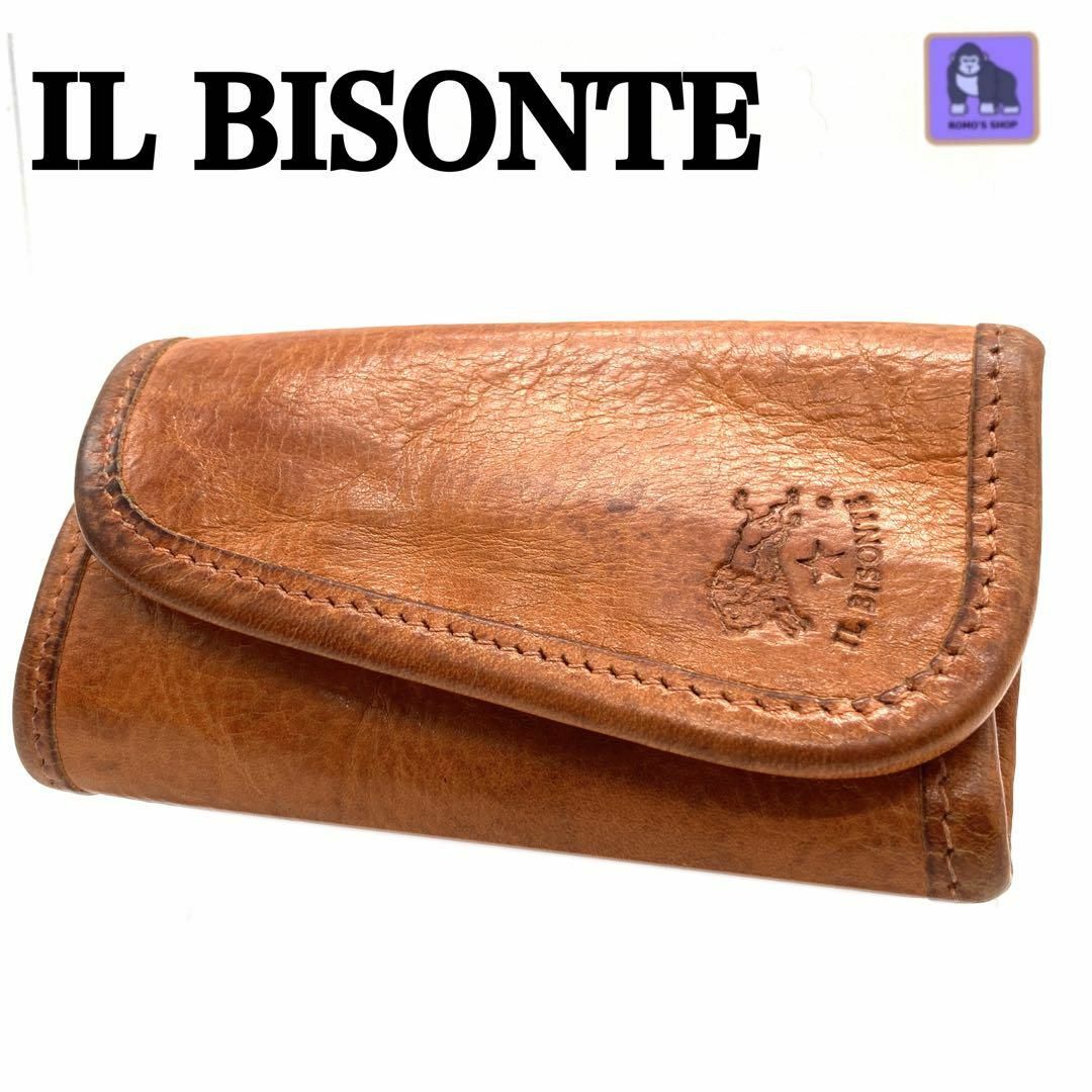 IL BISONTE(イルビゾンテ)のイルビゾンテ　４連　キーケース　レザー　キャメル メンズのファッション小物(キーケース)の商品写真