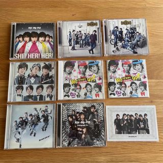 キスマイフットツー(Kis-My-Ft2)のKis-My-Ft2　キスマイ　アルバム　シングル　まとめ売り　9点セット　美品(男性アイドル)