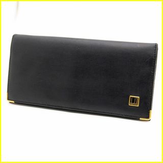 ダンヒル(Dunhill)の★美品★ [箱付] ダンヒル 長財布 ブラック 薄型(長財布)