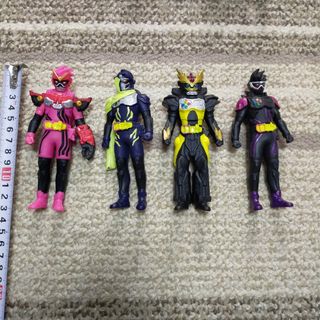バンダイ(BANDAI)の仮面ライダーエグゼイド　ソフビ　フィギュア　4体セット(特撮)