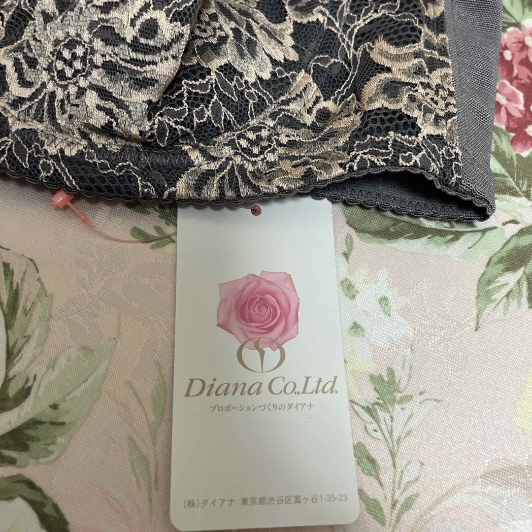 DIANA(ダイアナ)の🎀ダイアナ　ブラジャー　ローズグレー　D75  新品　タグ付き レディースの下着/アンダーウェア(ブラ)の商品写真