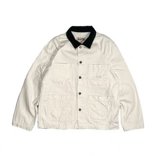 STUSSY - STUSSY CORD COLLAR CANVAS CHORE JACKET