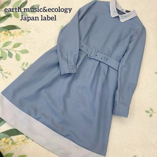 earth music & ecology - earth music&ecology 銀魂 コラボ ワンピース M ブルー 青