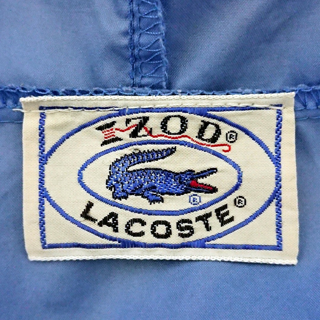 LACOSTE(ラコステ)のアイゾット ラコステ 刺繍 ロゴ ハーフジップ カンガルーポケット ジャケット メンズのジャケット/アウター(ナイロンジャケット)の商品写真