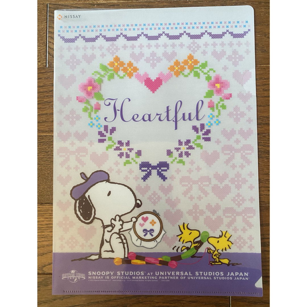 SNOOPY(スヌーピー)のスヌーピー クリアファイル エンタメ/ホビーのアニメグッズ(クリアファイル)の商品写真