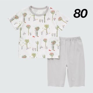 ユニクロ(UNIQLO)の【 新品未開封 】 ユニクロ 半袖 パジャマ レオレオニ フレデリック 80(パジャマ)