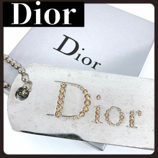 クリスチャンディオール(Christian Dior)のDior　ディオール　ミラー　鏡　ストラップ型　小型　シルバー　Dior　ロゴ(その他)