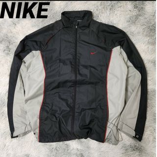 ナイキ(NIKE)の00s archive NIKE ナイロンジャケット  黒ブラック(ナイロンジャケット)