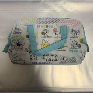 スヌーピー(SNOOPY)の新品.スヌーピー 保冷がま口ランチバッグ.保冷がま口ランチバッグ.ランチバッグ(弁当用品)