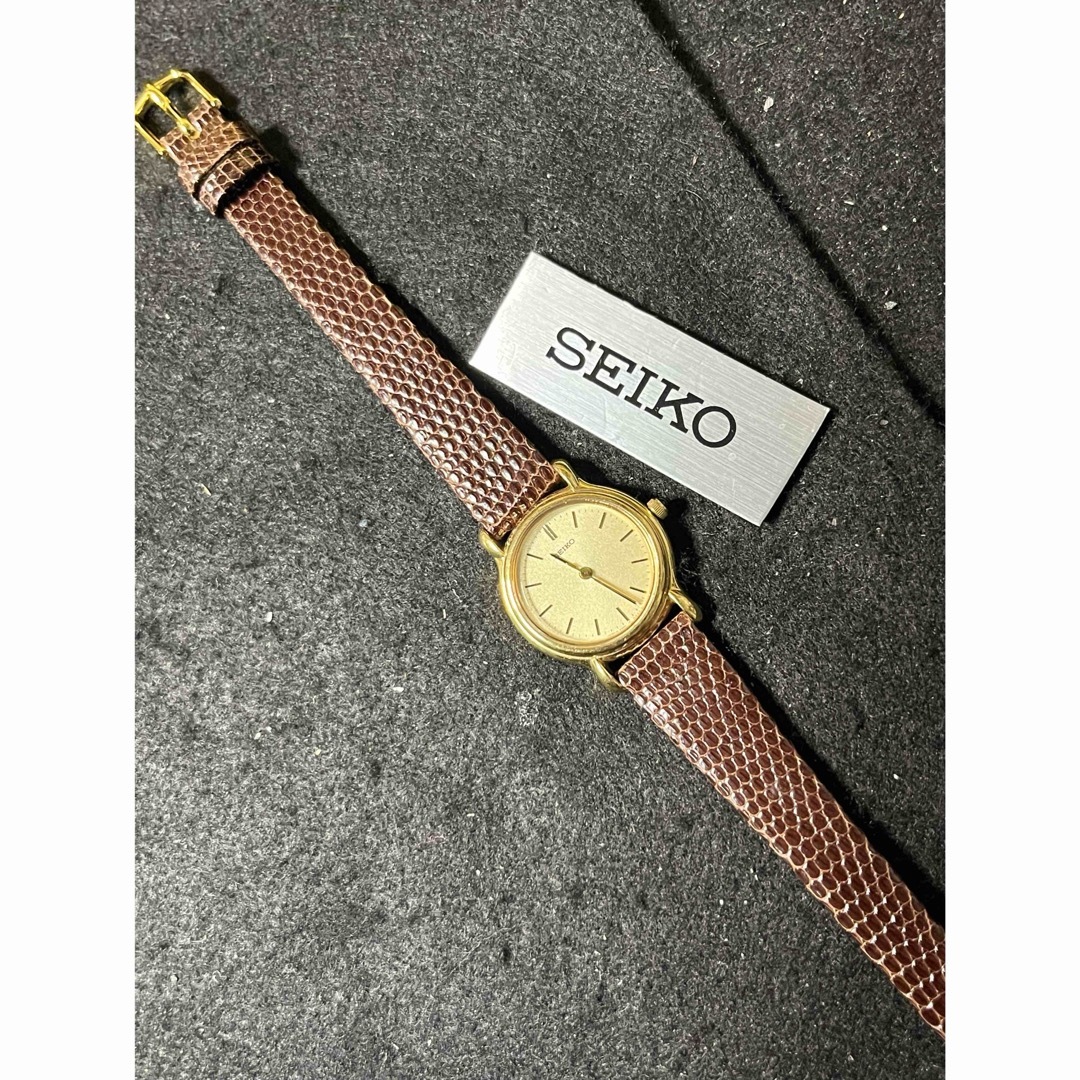 SEIKO(セイコー)の★ SEIKO 美品 ゴールド色文字盤 レディース 腕時計 ★保管品 レディースのファッション小物(腕時計)の商品写真