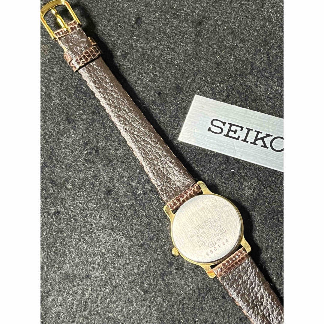 SEIKO(セイコー)の★ SEIKO 美品 ゴールド色文字盤 レディース 腕時計 ★保管品 レディースのファッション小物(腕時計)の商品写真