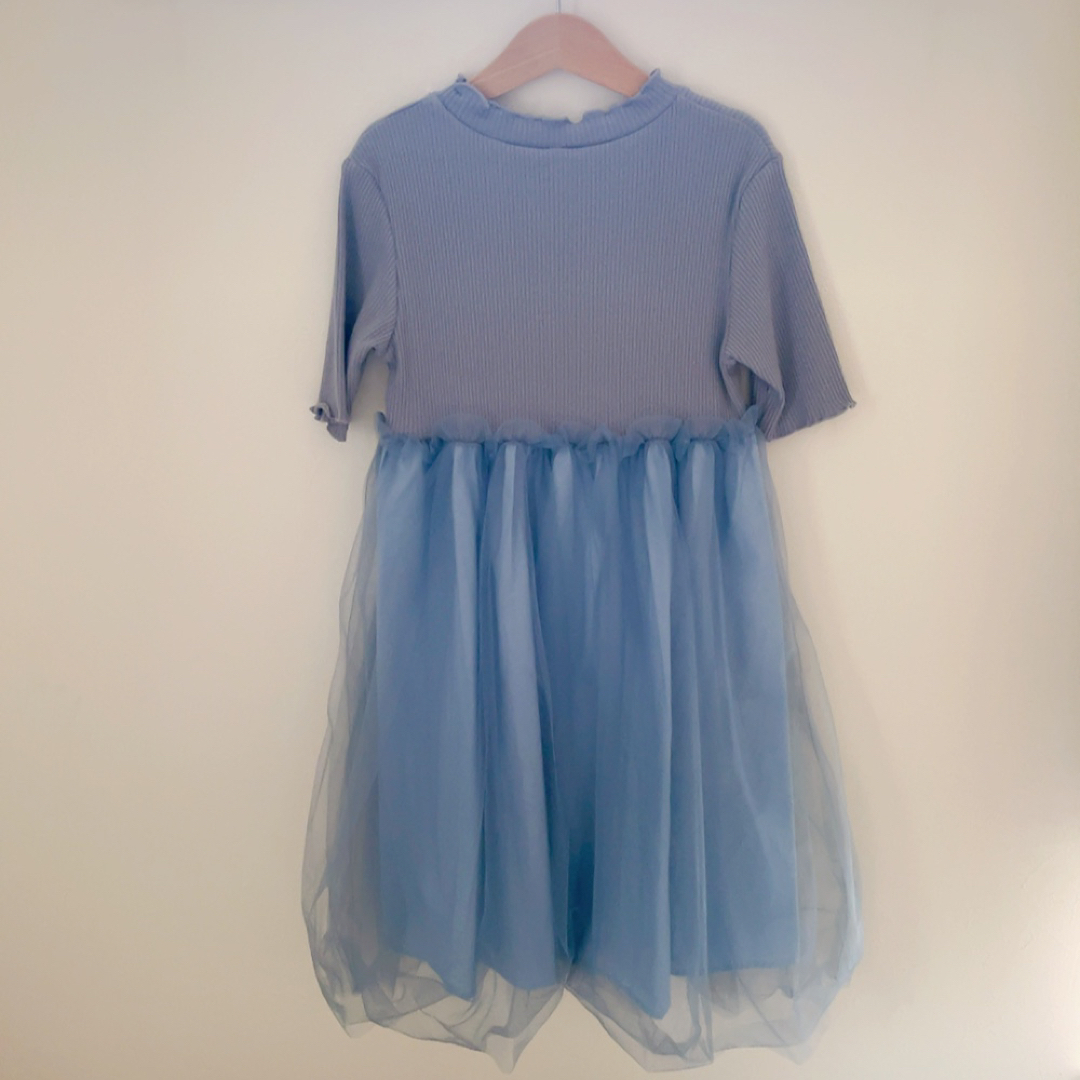 apres les cours(アプレレクール)のアプレレクール  チュールワンピース　140 キッズ/ベビー/マタニティのキッズ服女の子用(90cm~)(ワンピース)の商品写真