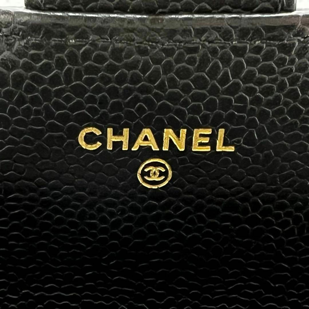 CHANEL - シャネル マトラッセ キャビアスキン 長財布 シリアル CHANEL - シャネル マトラッセ キャビアスキン 長財布 シリアル