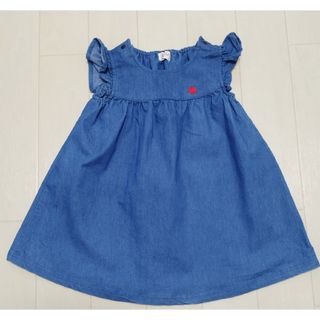 ポロラルフローレン(POLO RALPH LAUREN)の【美品】POLO Baby デニムワンピース 90cm(ワンピース)