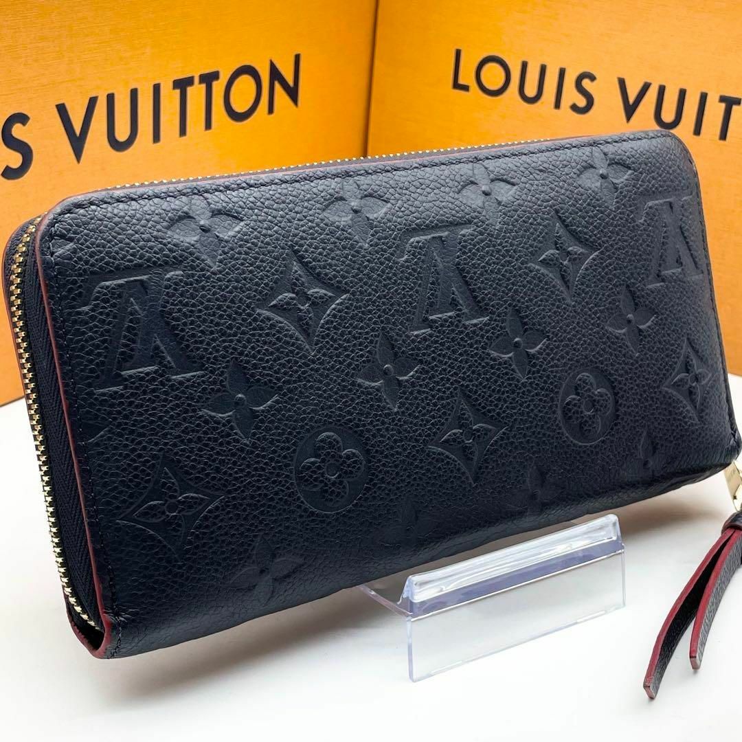 LOUIS VUITTON(ルイヴィトン)のルイヴィトン モノグラム アンプラント ジッピーウォレット マリーヌルージュ レディースのファッション小物(財布)の商品写真