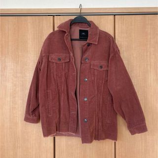 ザラ(ZARA)のZARA ザラ　コーデュロイシャツジャケット　シャツ　ピンク(その他)