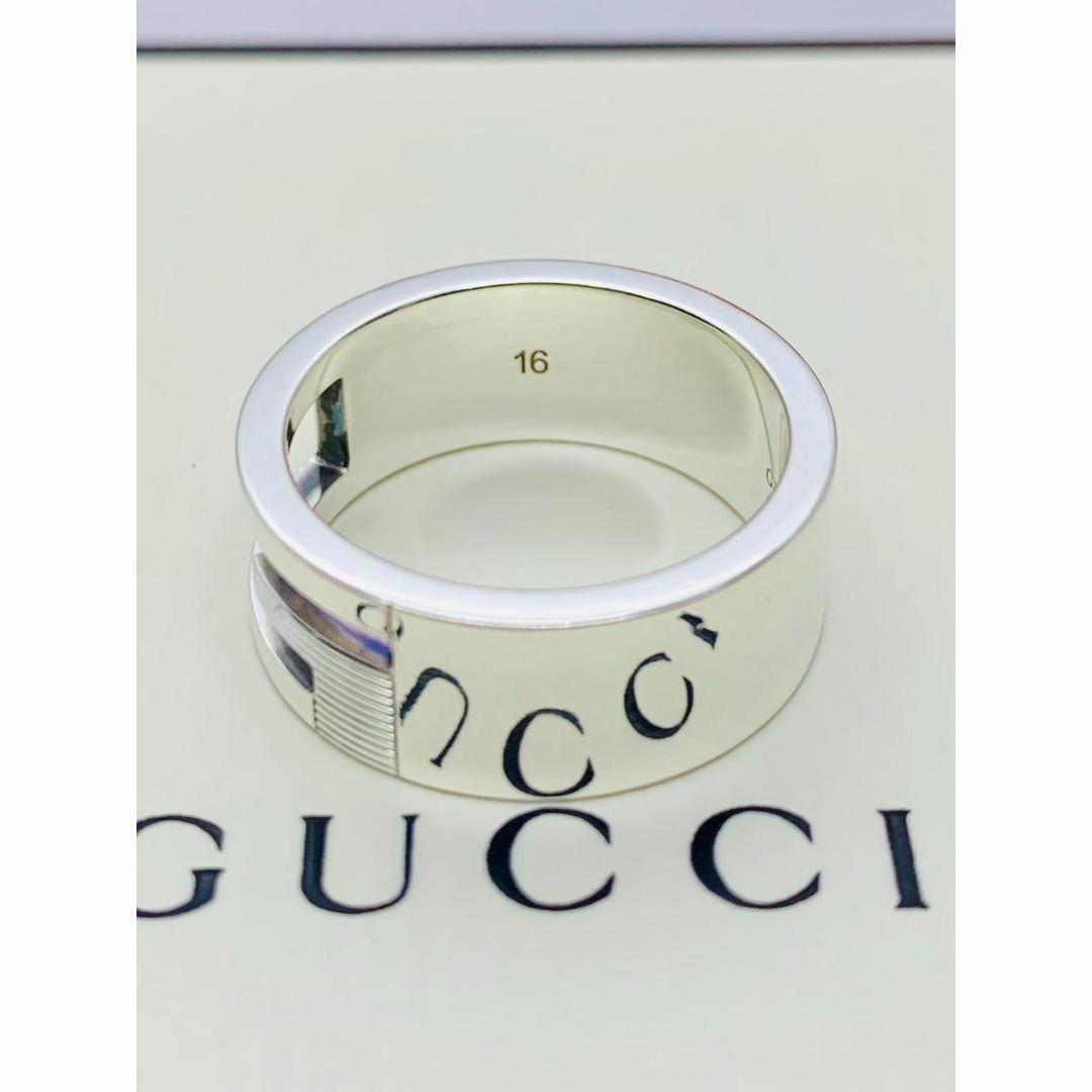 Gucci(グッチ)のC239 極美品 グッチ G リング 刻印 16 指輪 サイズ およそ 14 号 レディースのアクセサリー(リング(指輪))の商品写真