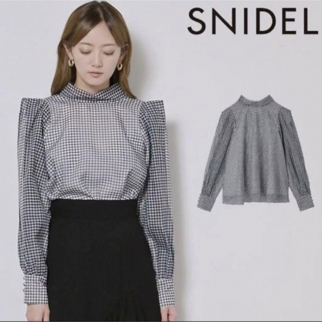 SNIDEL(スナイデル)のスナイデル　オーガンシースルーブラウス レディースのトップス(シャツ/ブラウス(長袖/七分))の商品写真