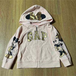 ベビーギャップ(babyGAP)の美品　babyGAP×Disney コラボパーカー　ミニーちゃん(ジャケット/上着)