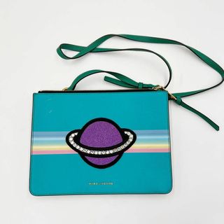 マークジェイコブス(MARC JACOBS)の値下げ！MARC JACOBS/マークジェイコブス　水色　赤　バック　美品　レア(ショルダーバッグ)