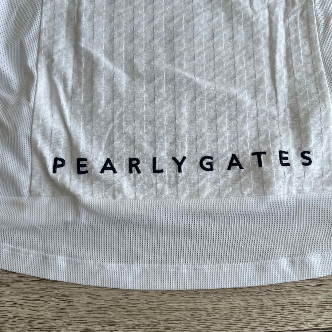 PEARLY GATES(パーリーゲイツ)の【美品！】PEARLY GATES千鳥柄リンクスシャツ スポーツ/アウトドアのゴルフ(ウエア)の商品写真