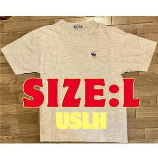 USLH SPORT CLUB 霜降りグレーポケットTシャツ【サイズL】(Tシャツ/カットソー(半袖/袖なし))